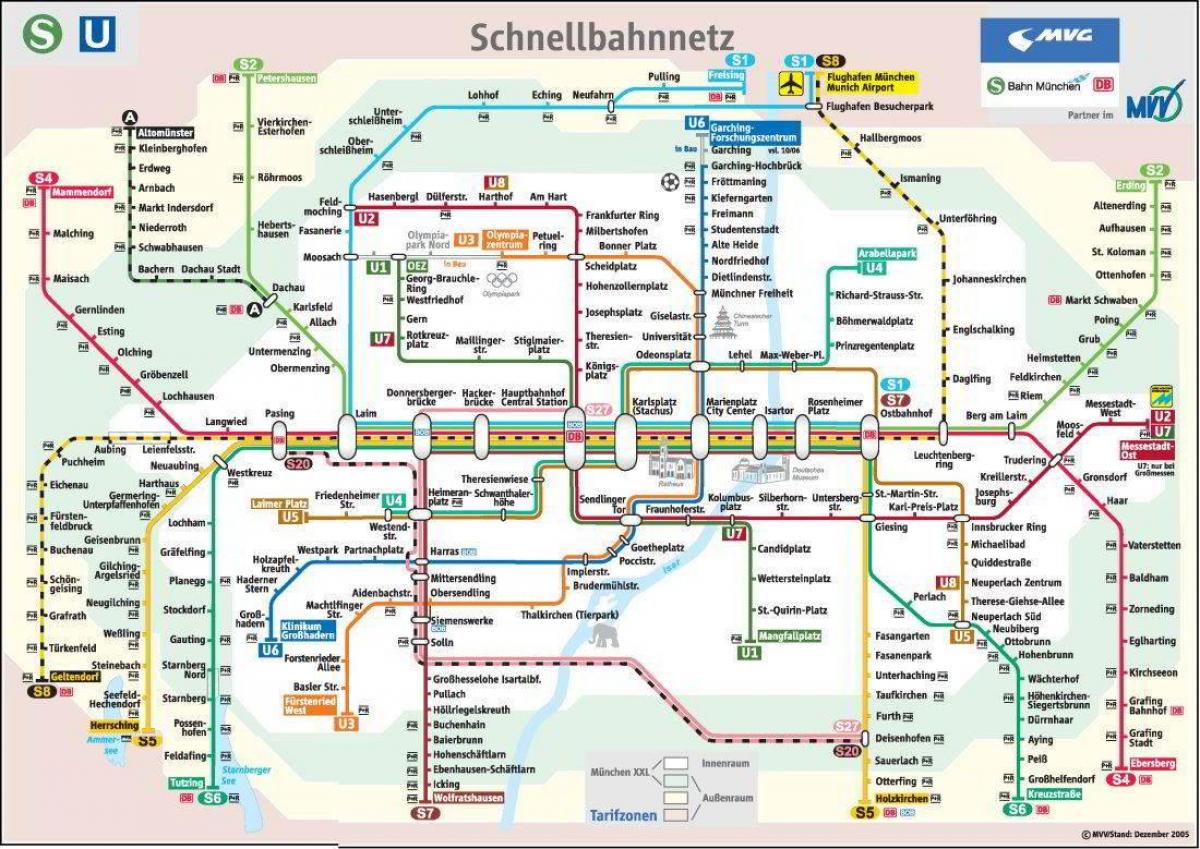 metro haritası Munich