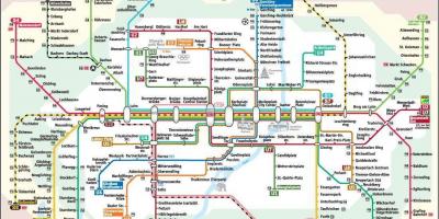 Metro haritası Munich