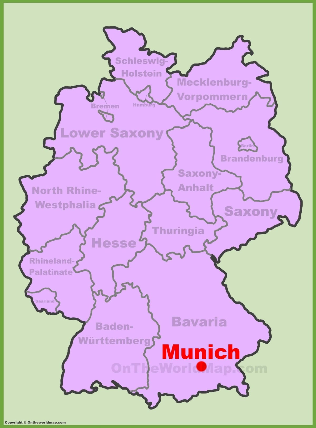Münih konumu göster