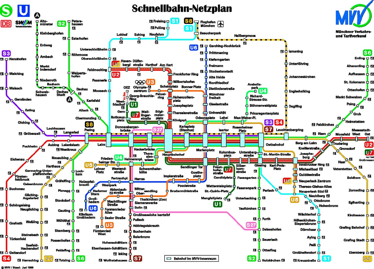 Münih metro haritası