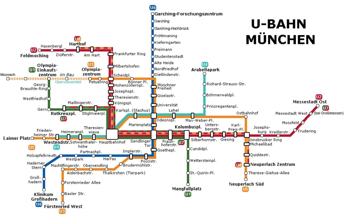 ubahn göster Münih
