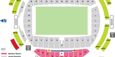 Allianz haritası arena koltuk 