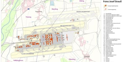 Münih Havalimanı terminal göster