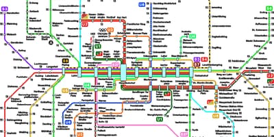 Münih metro haritası 