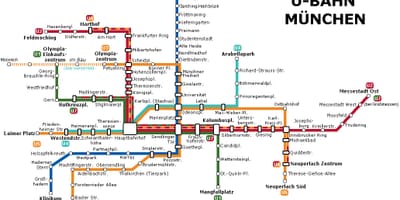 Ubahn göster Münih